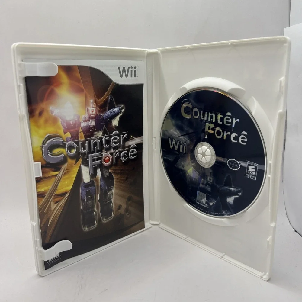 Counter Force (Nintendo Wii, 2007) Complete With Manual